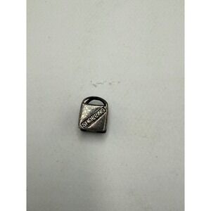 Chamilia Sterling Silver Shopping Bag Star Charm Bead 925 D Retired